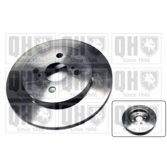 Jeu de 2 disques de frein arrière QUINTON HAZELL BDC5555