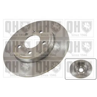 Jeu de 2 disques de frein arrière QUINTON HAZELL BDC5557