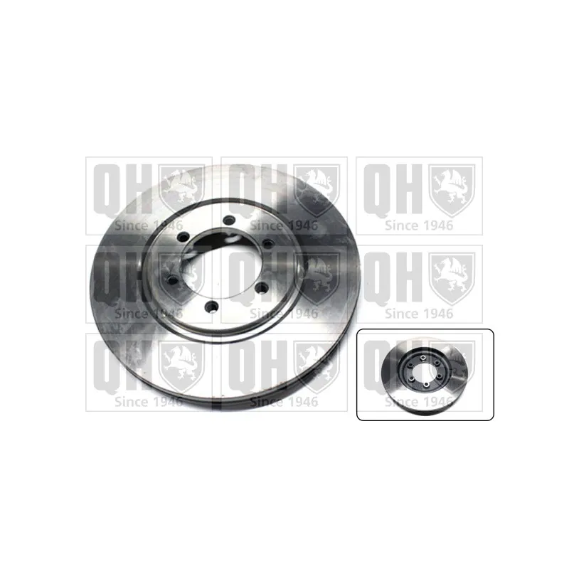 Jeu de 2 disques de frein avant QUINTON HAZELL BDC5559