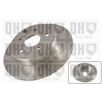 Jeu de 2 disques de frein arrière QUINTON HAZELL BDC5572