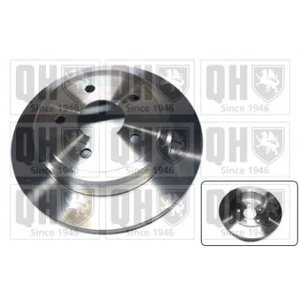 Jeu de 2 disques de frein arrière QUINTON HAZELL BDC5583
