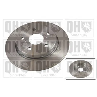 Jeu de 2 disques de frein arrière QUINTON HAZELL BDC5588