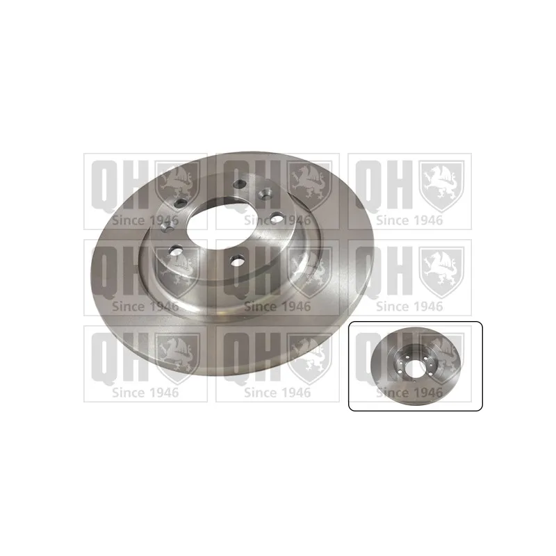 Jeu de 2 disques de frein arrière QUINTON HAZELL BDC5591