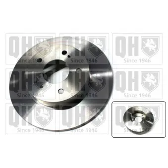 Jeu de 2 disques de frein arrière QUINTON HAZELL BDC5606