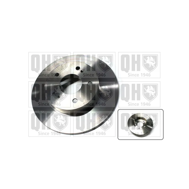 Jeu de 2 disques de frein arrière QUINTON HAZELL BDC5606