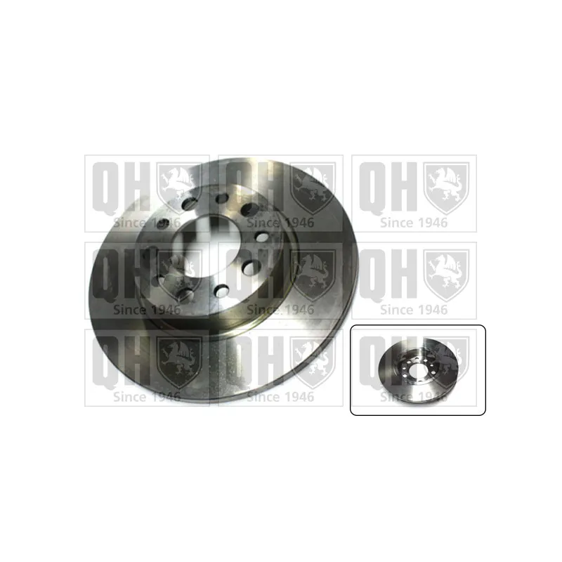 Jeu de 2 disques de frein arrière QUINTON HAZELL BDC5611