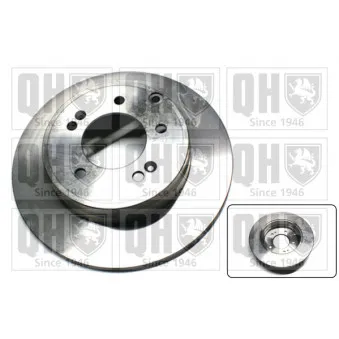 Jeu de 2 disques de frein arrière QUINTON HAZELL BDC5614