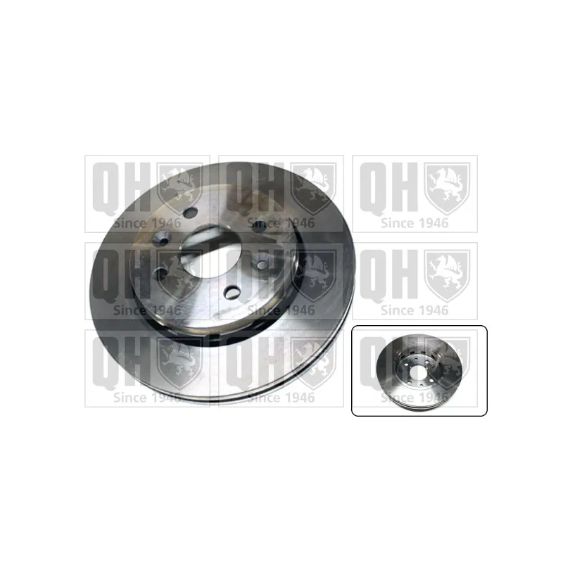 Jeu de 2 disques de frein avant QUINTON HAZELL BDC5620