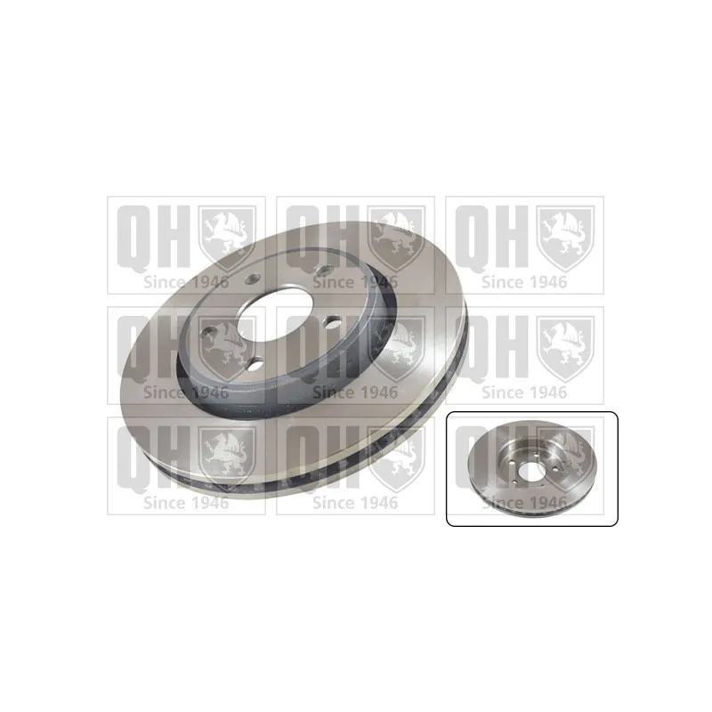 Jeu de 2 disques de frein avant QUINTON HAZELL BDC5621