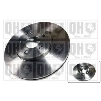 Jeu de 2 disques de frein avant QUINTON HAZELL BDC5631