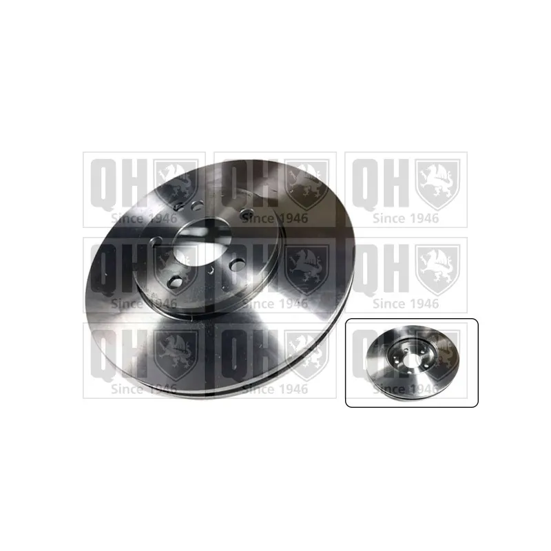 Jeu de 2 disques de frein avant QUINTON HAZELL BDC5631