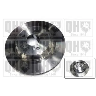 Jeu de 2 disques de frein arrière QUINTON HAZELL BDC5640