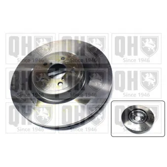 Jeu de 2 disques de frein avant QUINTON HAZELL BDC5645