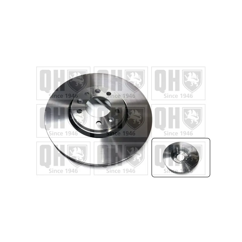 Jeu de 2 disques de frein avant QUINTON HAZELL BDC5660