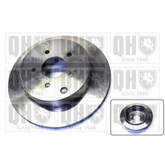 Jeu de 2 disques de frein arrière QUINTON HAZELL BDC5668