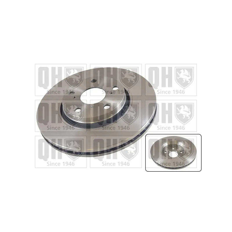 Jeu de 2 disques de frein avant QUINTON HAZELL BDC5670