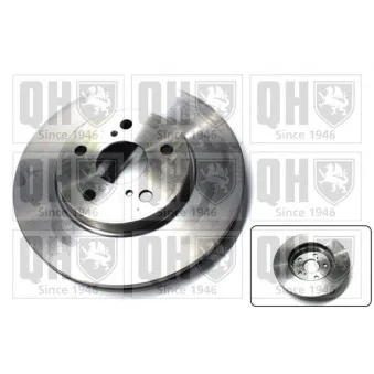 Jeu de 2 disques de frein avant QUINTON HAZELL BDC5673