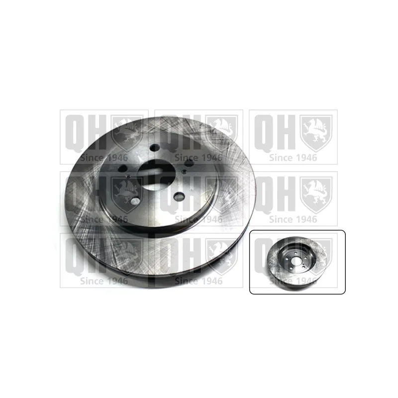 Jeu de 2 disques de frein avant QUINTON HAZELL BDC5675