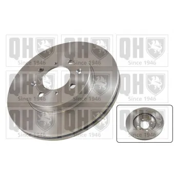 Jeu de 2 disques de frein avant QUINTON HAZELL BDC5680