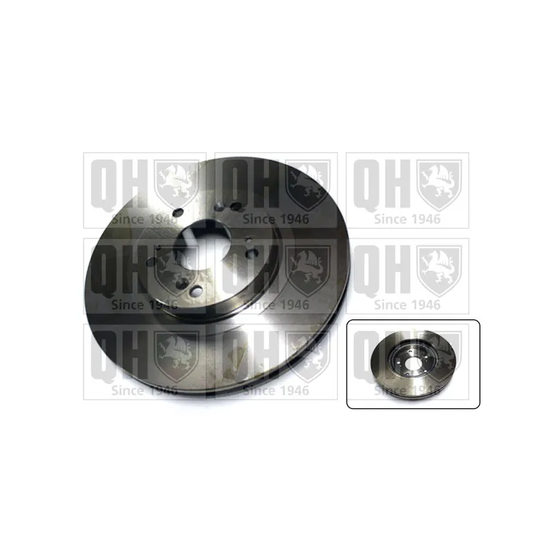 Jeu de 2 disques de frein avant QUINTON HAZELL BDC5681