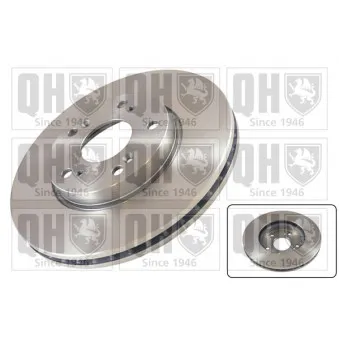 Jeu de 2 disques de frein avant QUINTON HAZELL BDC5682
