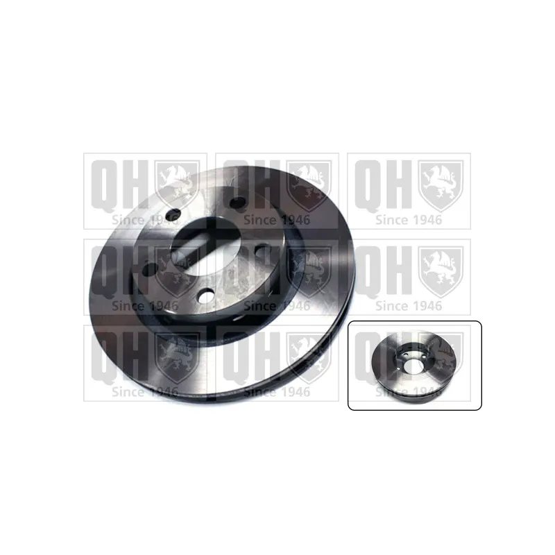 Jeu de 2 disques de frein arrière QUINTON HAZELL BDC5686