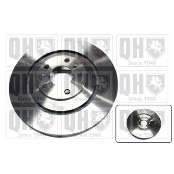 Jeu de 2 disques de frein arrière QUINTON HAZELL BDC5690