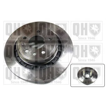 Jeu de 2 disques de frein arrière QUINTON HAZELL BDC5696