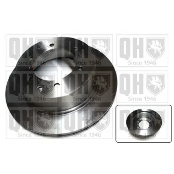 Jeu de 2 disques de frein arrière QUINTON HAZELL BDC5697