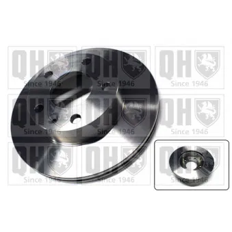 Jeu de 2 disques de frein avant QUINTON HAZELL