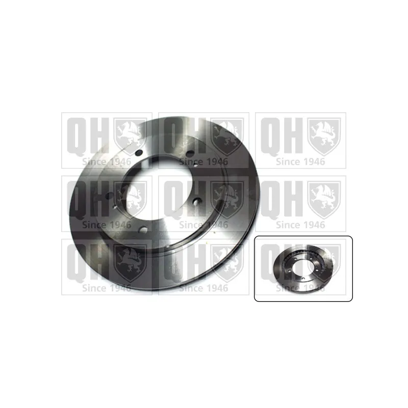 Jeu de 2 disques de frein avant QUINTON HAZELL BDC5700