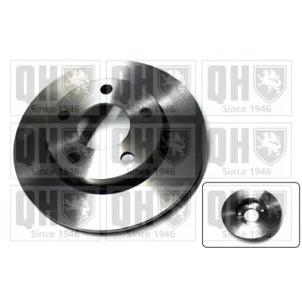 Jeu de 2 disques de frein arrière QUINTON HAZELL BDC5703