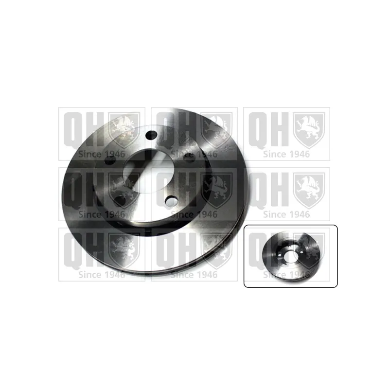 Jeu de 2 disques de frein arrière QUINTON HAZELL BDC5703