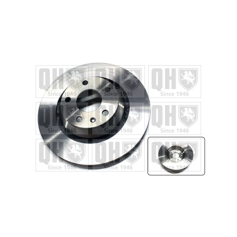 Jeu de 2 disques de frein arrière QUINTON HAZELL BDC5708