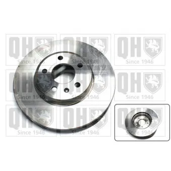 Jeu de 2 disques de frein avant QUINTON HAZELL BDC5709