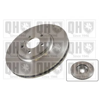Jeu de 2 disques de frein avant QUINTON HAZELL BDC5710