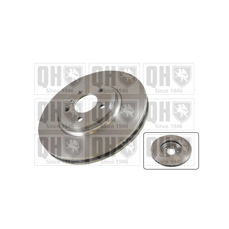 Jeu de 2 disques de frein avant QUINTON HAZELL BDC5710