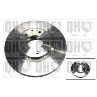 Jeu de 2 disques de frein arrière QUINTON HAZELL BDC5716