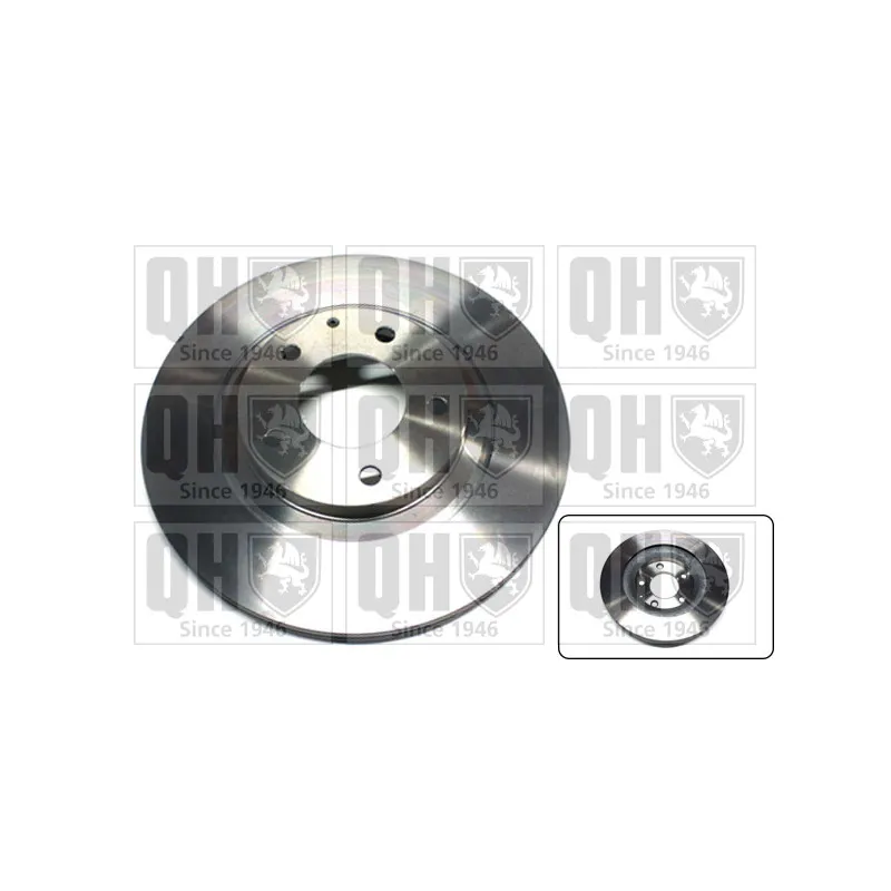 Jeu de 2 disques de frein arrière QUINTON HAZELL BDC5716