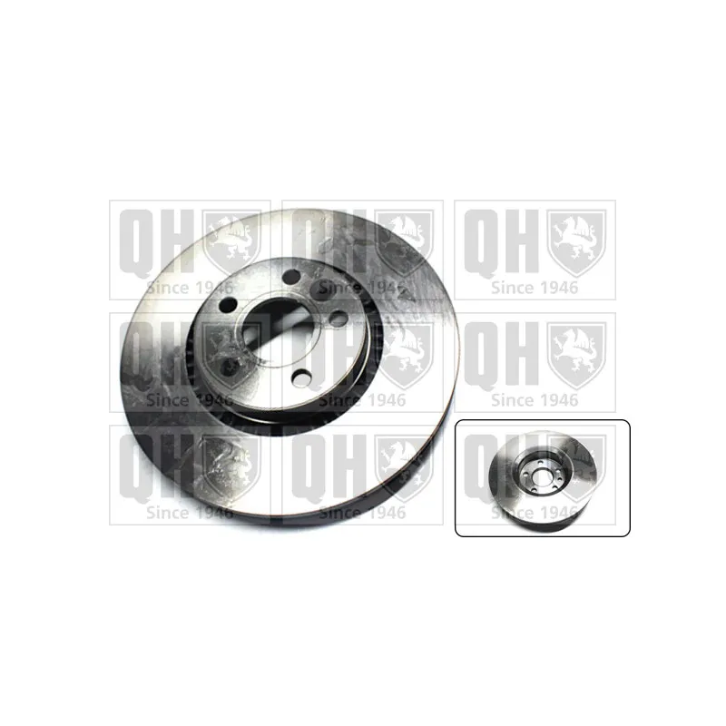 Jeu de 2 disques de frein avant QUINTON HAZELL BDC5718