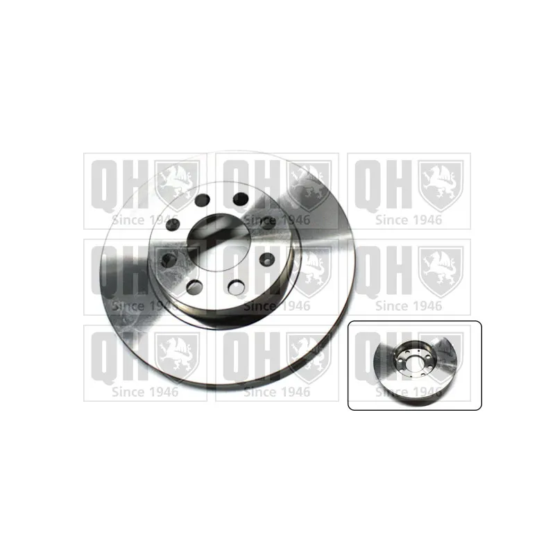Jeu de 2 disques de frein avant QUINTON HAZELL BDC5720