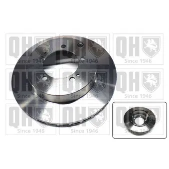 Jeu de 2 disques de frein arrière QUINTON HAZELL BDC5721