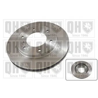 Jeu de 2 disques de frein arrière QUINTON HAZELL BDC5722