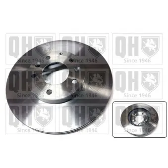 Jeu de 2 disques de frein avant QUINTON HAZELL BDC5725