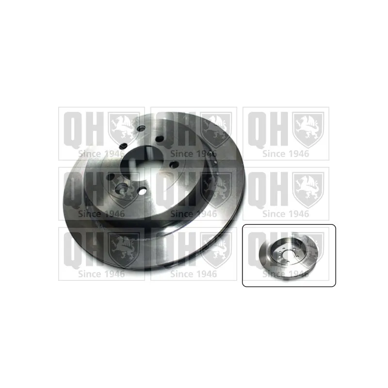 Jeu de 2 disques de frein arrière QUINTON HAZELL BDC5735