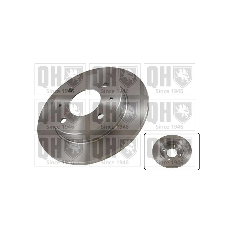 Jeu de 2 disques de frein avant QUINTON HAZELL BDC5746