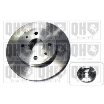 Jeu de 2 disques de frein avant QUINTON HAZELL BDC5748