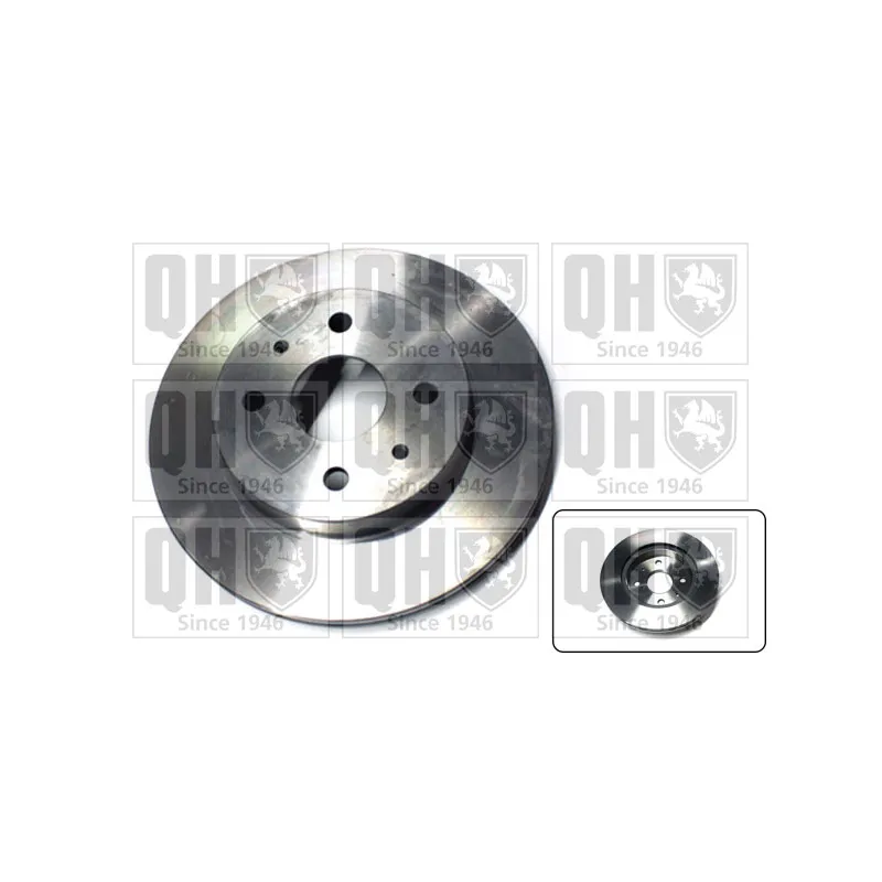 Jeu de 2 disques de frein avant QUINTON HAZELL BDC5748