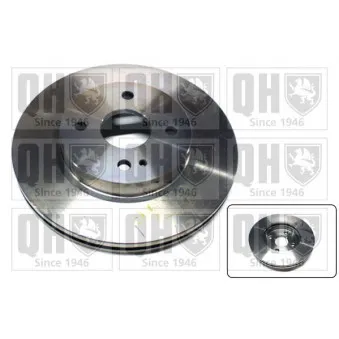 Jeu de 2 disques de frein avant QUINTON HAZELL BDC5754