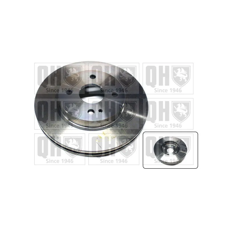 Jeu de 2 disques de frein avant QUINTON HAZELL BDC5754